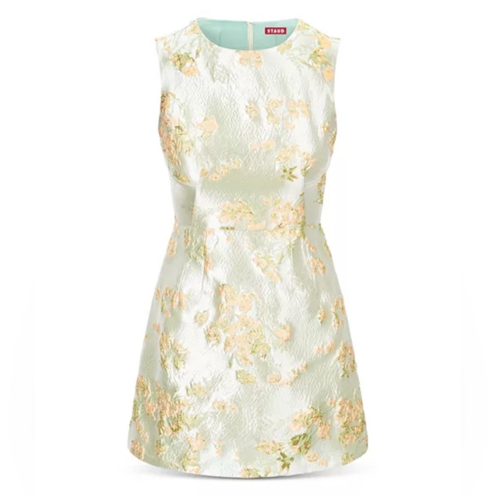 NWT Staud Metallic Garden Dress